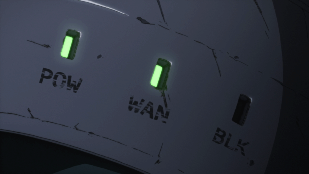 Изображение нейрошлема в аниме (сезон 1 серия 16)